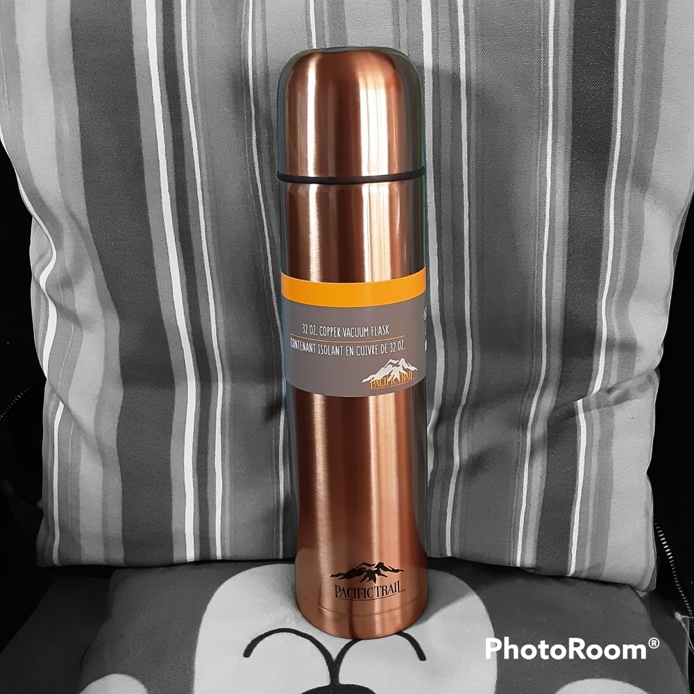 pacific trail 32 oz copper vacuum flask